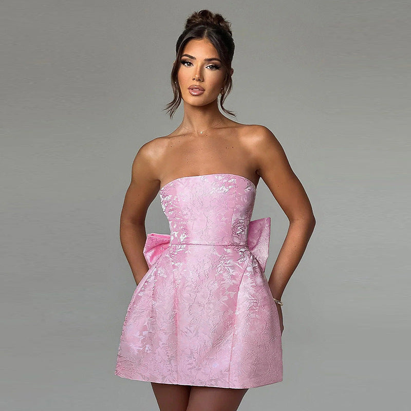 Elenora Ivory Mini Dress – Elegant Women’s Party & Cocktail Dress