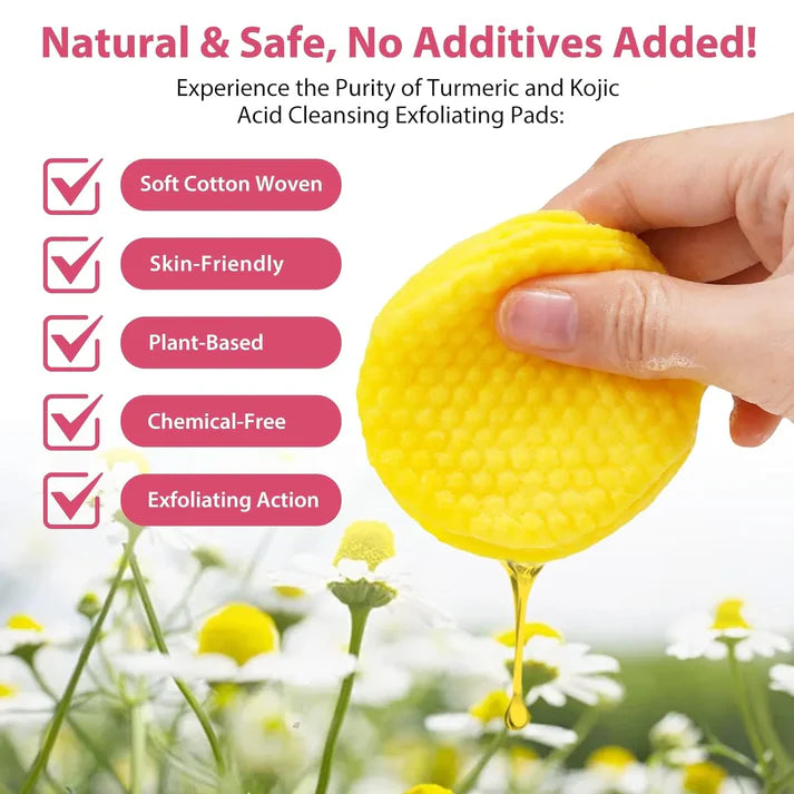 "O Natural Beauty Brightening Turmeric & Kojic Acid Cleansing Pads"