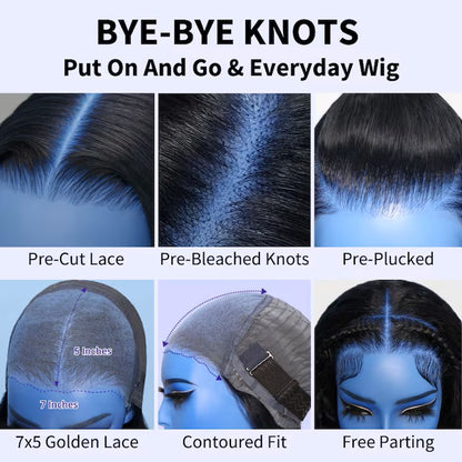 "Glueless 13x4 Kinky Curly Lace Wig - Pre-Cut, Invisible Knots, Natural Look"