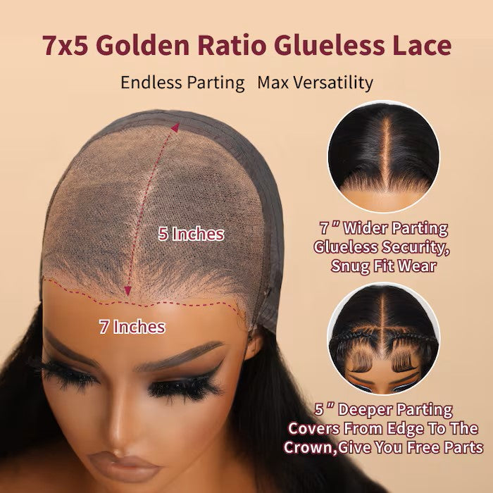 "Glueless 13x4 Kinky Curly Lace Wig - Pre-Cut, Invisible Knots, Natural Look"