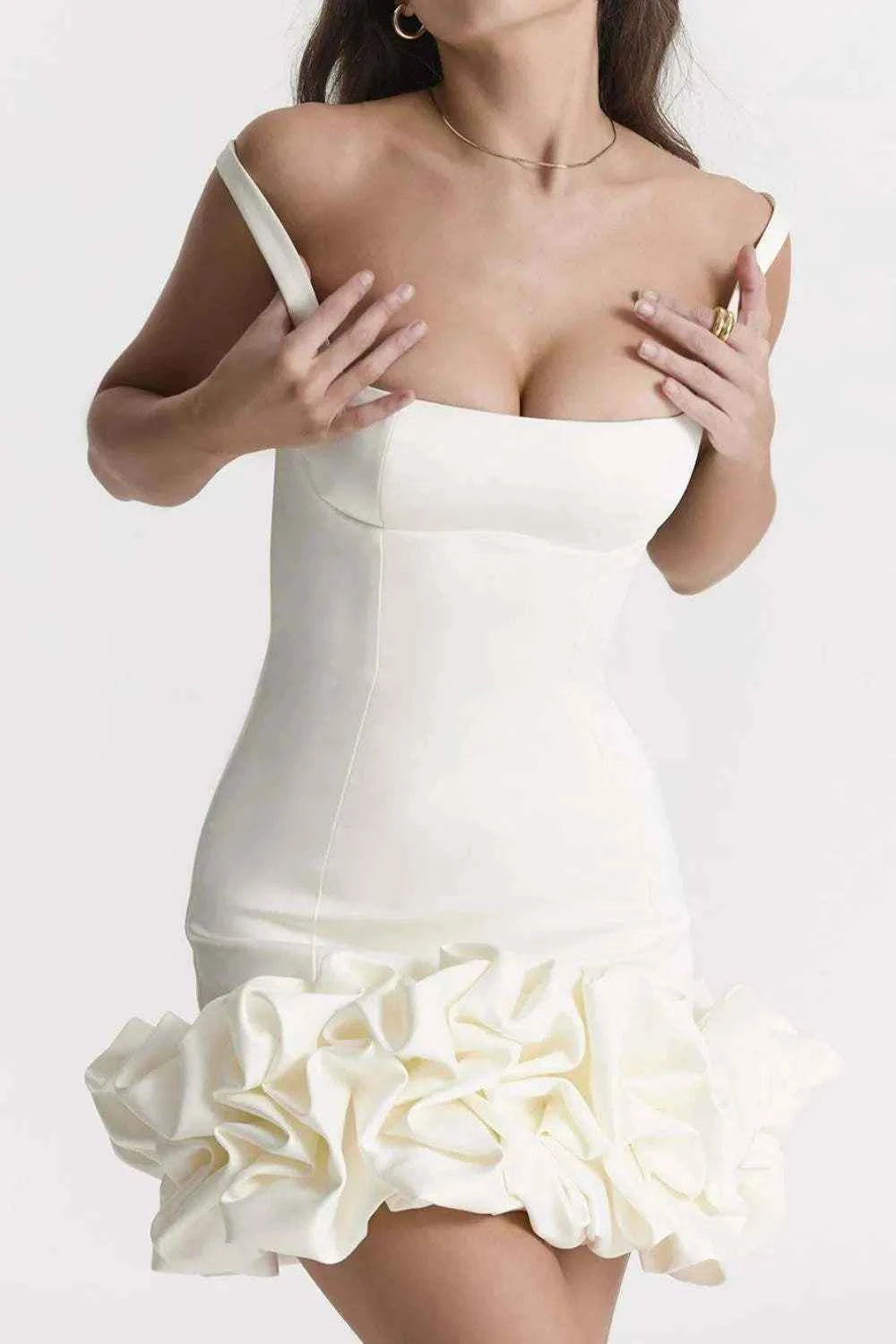 Unleash Your Confidence with the GlamCurve Ruched Mini Dress