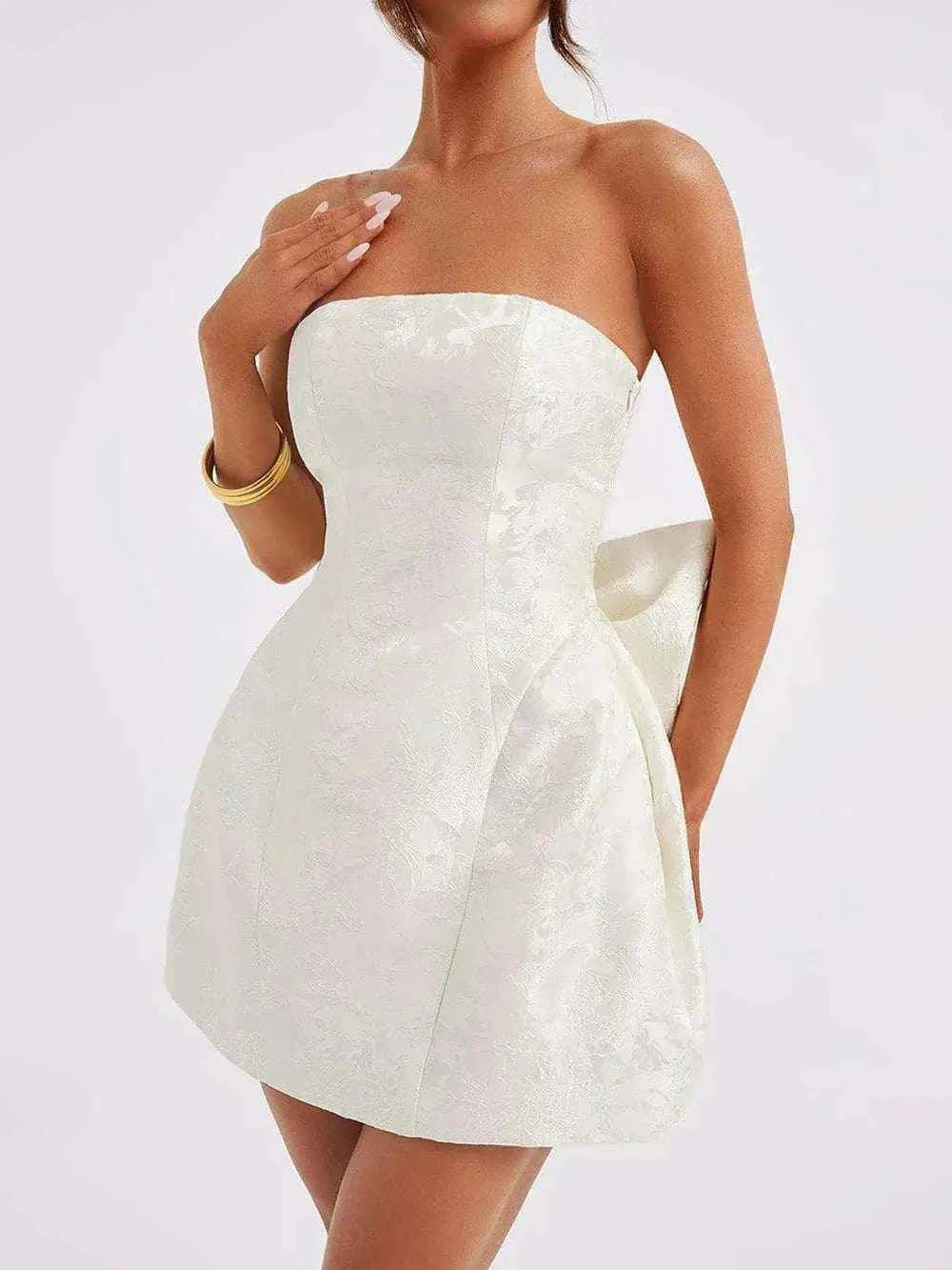 Satin Lace-Up Mini Dress – Unleash Your Inner Elegance