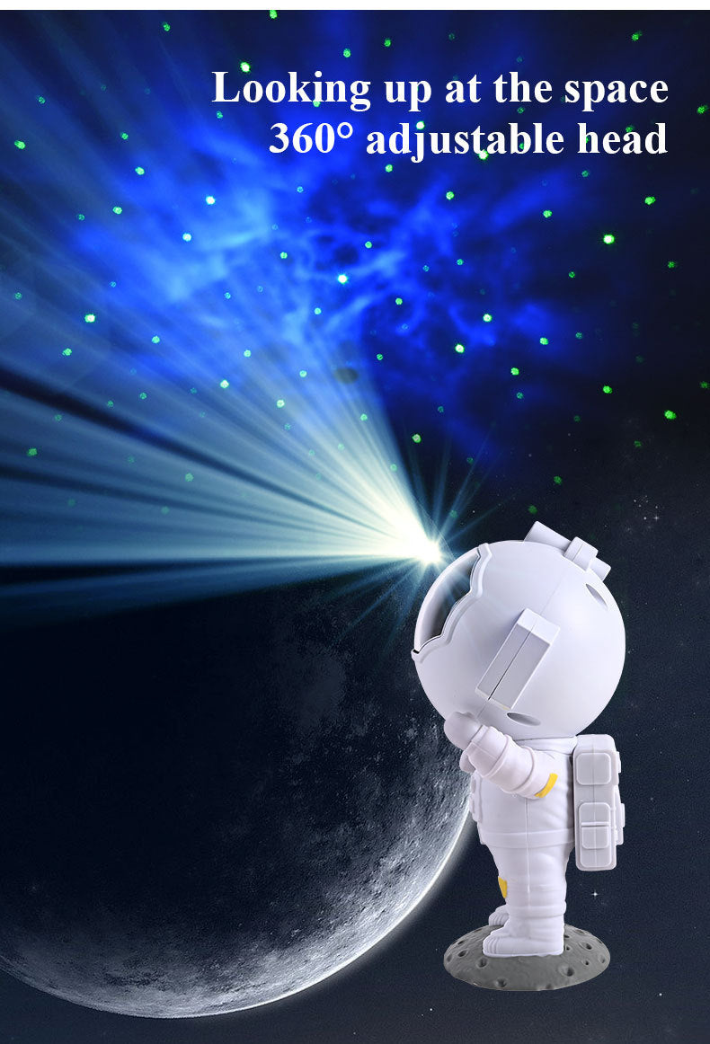 Astronaut Galaxy Star Projector - LED Starry Sky Night Light for Bedroom & Home Decor, Relaxing Gift Idea