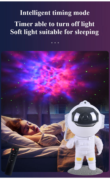 Astronaut Galaxy Star Projector - LED Starry Sky Night Light for Bedroom & Home Decor, Relaxing Gift Idea