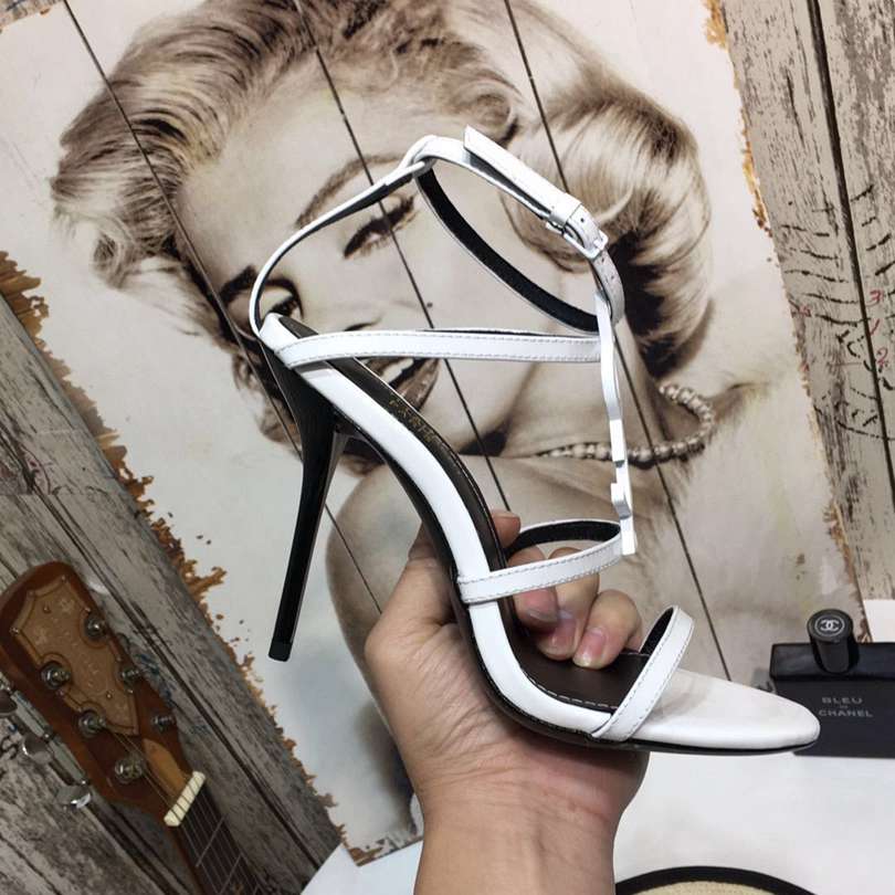 Minimalist fashion white sandal for women  