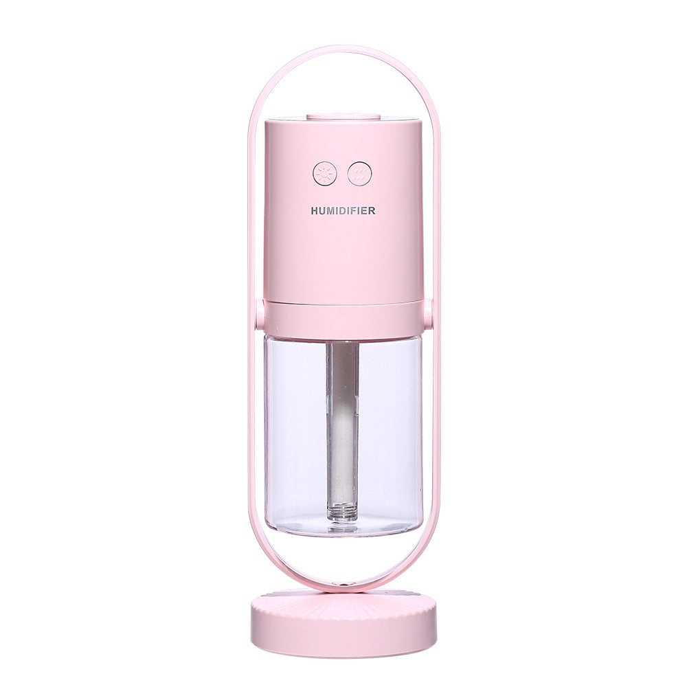 "Magic Shadow USB Humidifier & Air Purifier with Night Light Projection - Ultrasonic Mist Maker for Home, Office, Car"