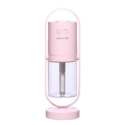 "Magic Shadow USB Humidifier & Air Purifier with Night Light Projection - Ultrasonic Mist Maker for Home, Office, Car"