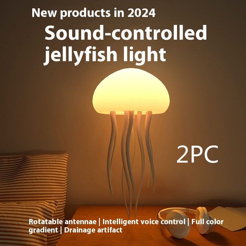 Hypnotic LED Jellyfish Lamp | Soothing Night Light & Room Decor