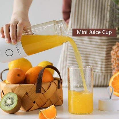 FreshBlend 350: Portable USB Rechargeable Blender & Juicer – Smoothies, Slushies & More