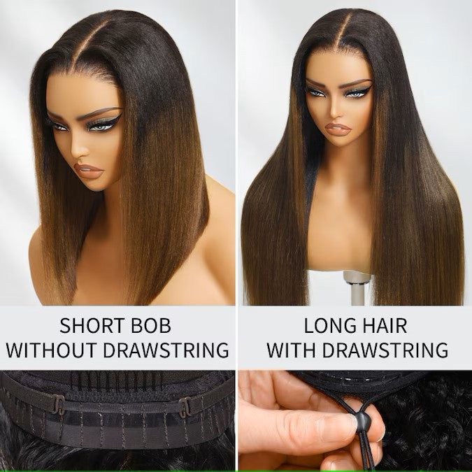 Close-up of realistic lace finish with Bye Bye Knots technology

