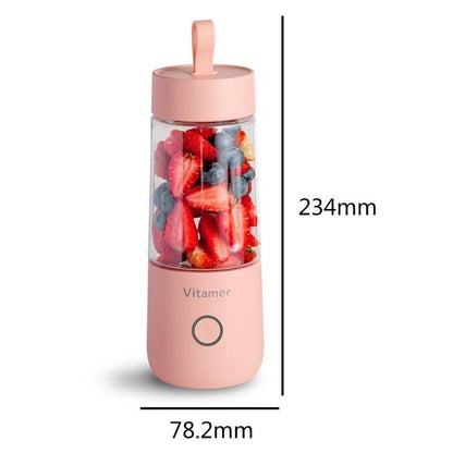 FreshBlend 350: Portable USB Rechargeable Blender & Juicer – Smoothies, Slushies & More