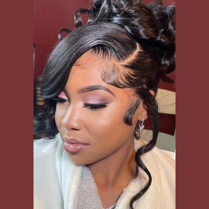 360 Lace Frontal Invisi Drawstring Wig – Body Wave Glueless Lace Human Hair Wig
