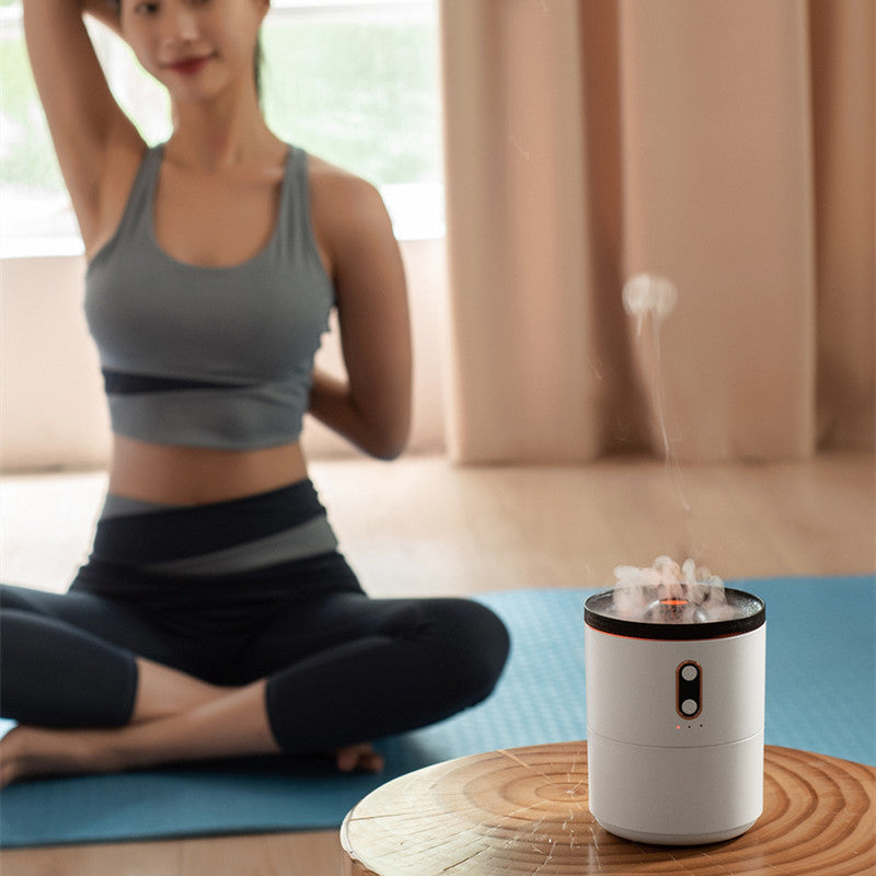 Flame Aroma Diffuser & Humidifier | USB Portable Night Light