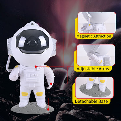 Astronaut Galaxy Star Projector - LED Starry Sky Night Light for Bedroom & Home Decor, Relaxing Gift Idea