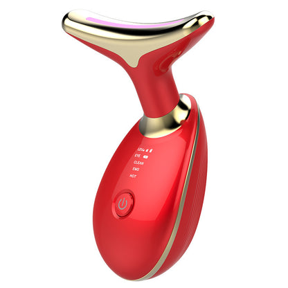 "EMS Thermal Neck Lifting & Tightening Massager – Electric Microcurrent Wrinkle Remover for Smooth Skin"