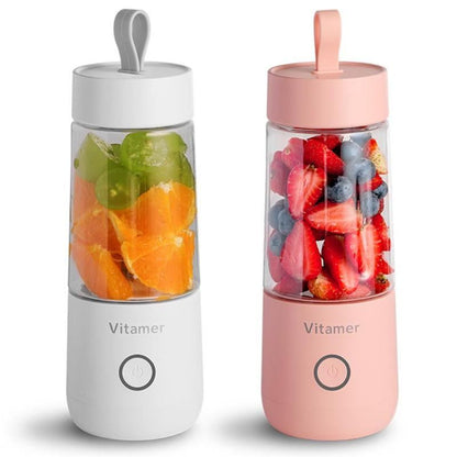 FreshBlend 350: Portable USB Rechargeable Blender & Juicer – Smoothies, Slushies & More