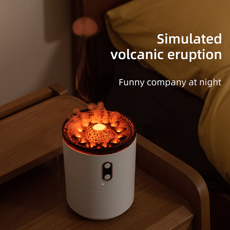 Flame Aroma Diffuser & Humidifier | USB Portable Night Light