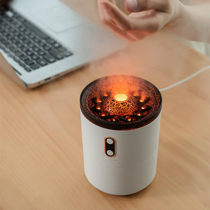 Flame Aroma Diffuser & Humidifier | USB Portable Night Light