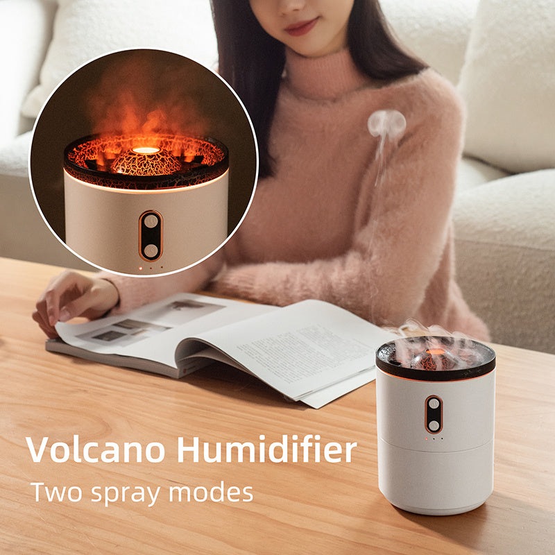 Flame Aroma Diffuser & Humidifier | USB Portable Night Light