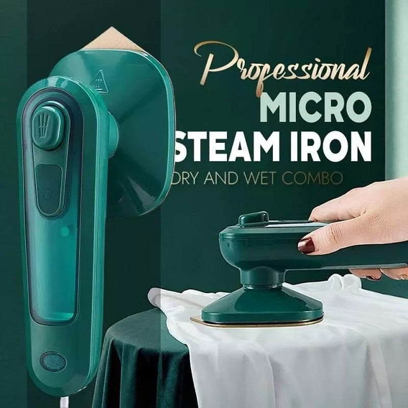 Steam Iron with Electronic Pump System to Prevent Water Leaks