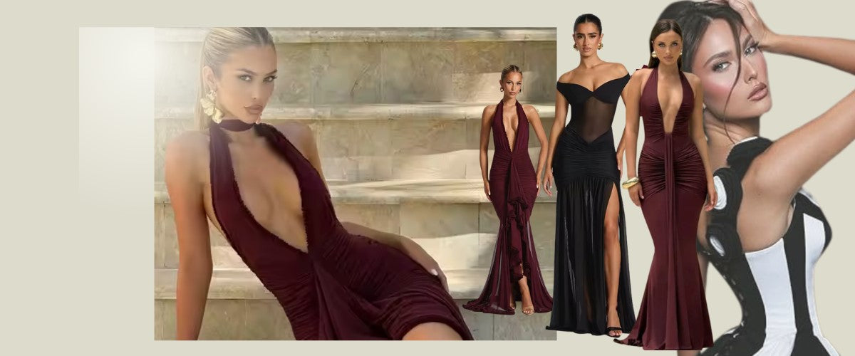 Woman wearing a chic summer dress from ODI-ONE FASHION 2025 collection, perfect for stylish and elegant summer looks."

