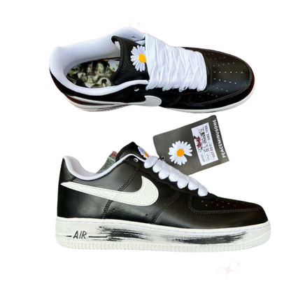 Black Air Force 1 With White Underlayer | Best Products For Para-Noise