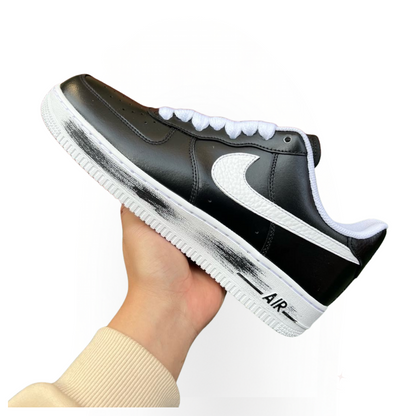 Black Air Force 1 With White Underlayer | Best Products For Para-Noise