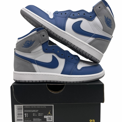 
Air Jordan 1 Retro High OG True Blue DZ5485-410 top view