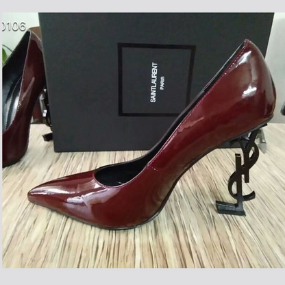 YSL Celeste red mid-heel sandal – elegant and bold