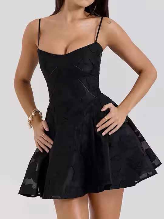 Elevate Your Style with Our Elegant Backless Lace Dress