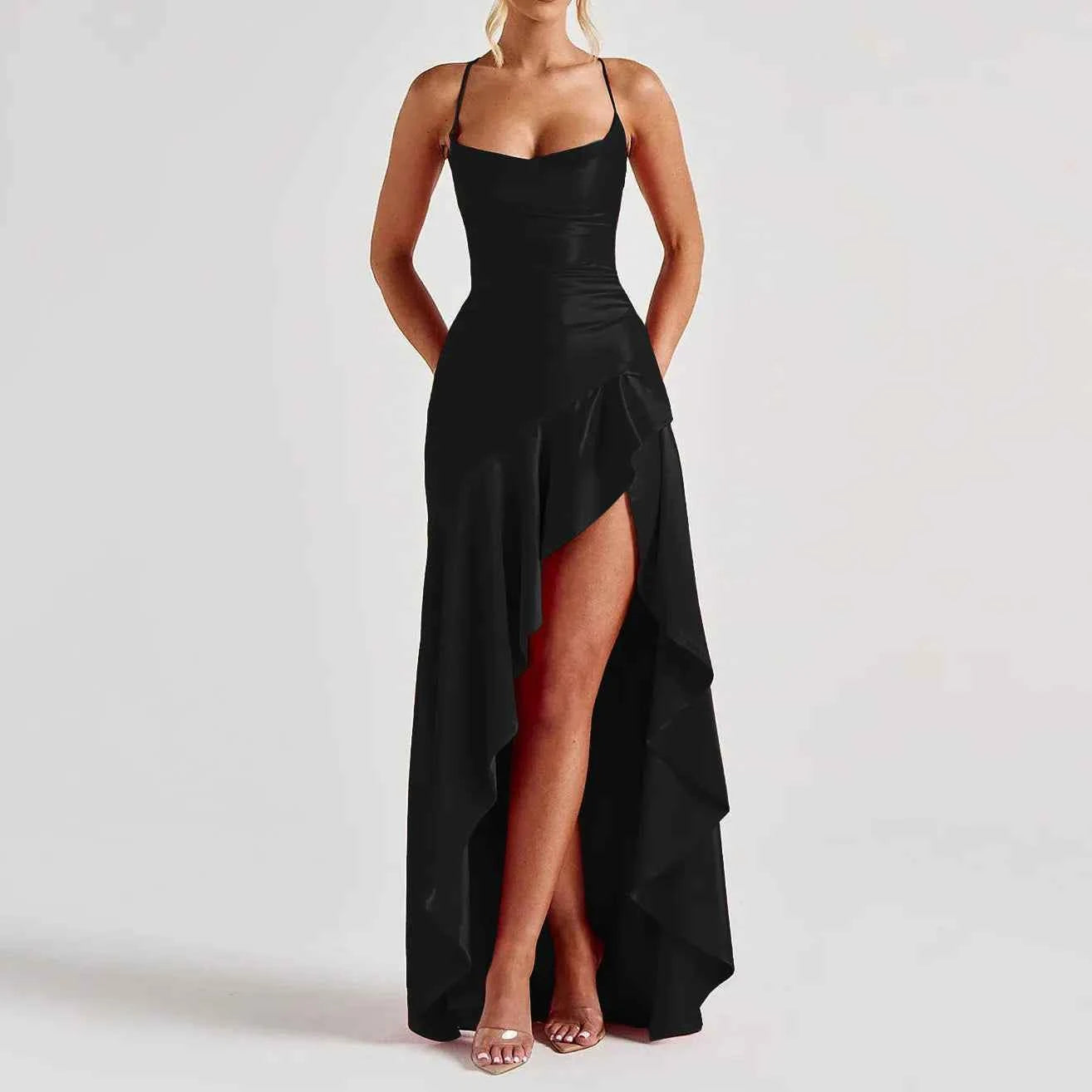 Backless Elegance Dress – Elevate Your Style with the Glam Flow
