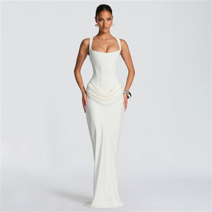 The Celina Maxi Dress  Burgundy