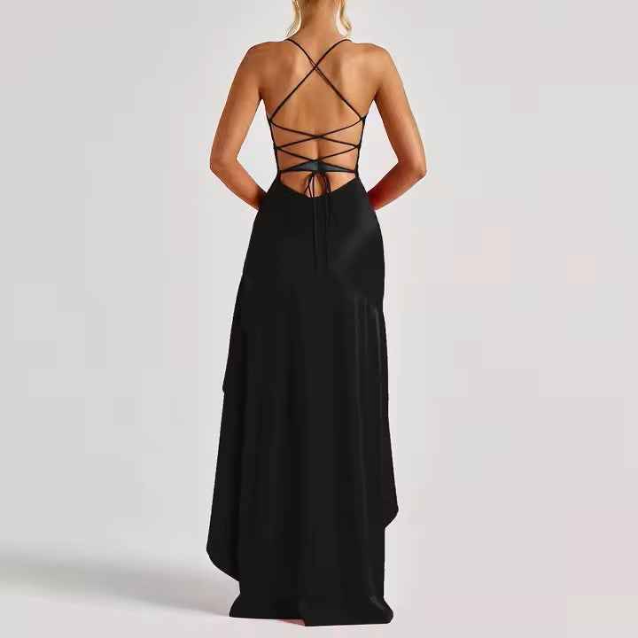 Backless Elegance Dress – Elevate Your Style with the Glam Flow