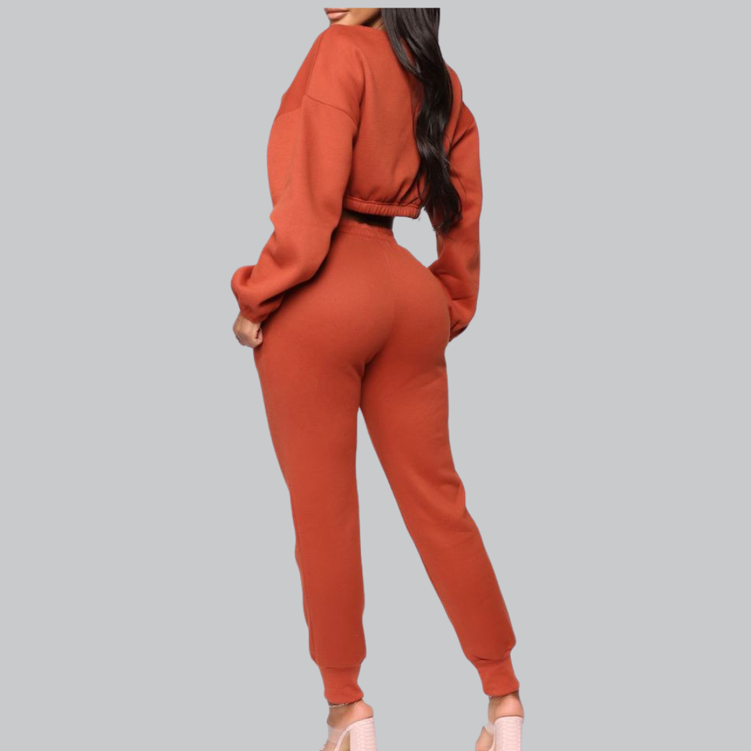 Sofia Cozy Oversized Sweatshirt – Soft Cotton Blend Loungewear for Women