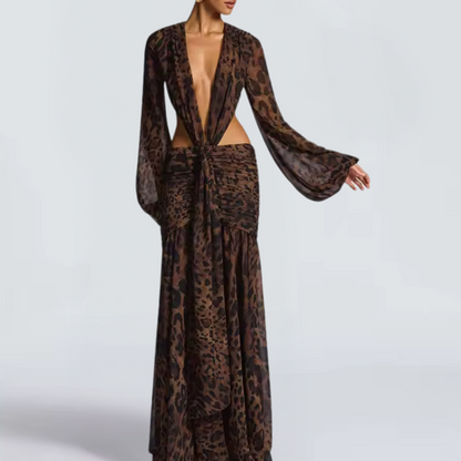 Isabella Satin Maxi Dress – Emerald Green Elegant Evening Gown
