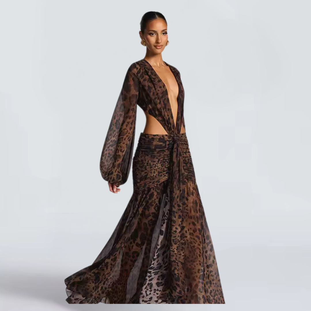 Isabella Satin Maxi Dress – Emerald Green Elegant Evening Gown

