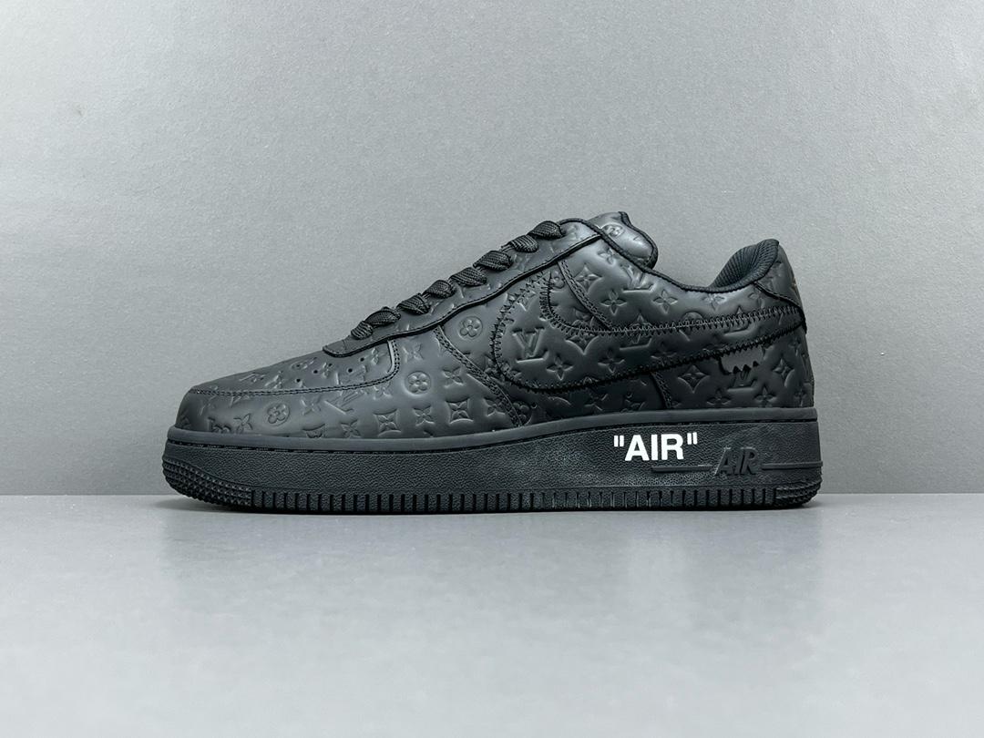 Louis Vuitton x Nike Air Force 1 Black