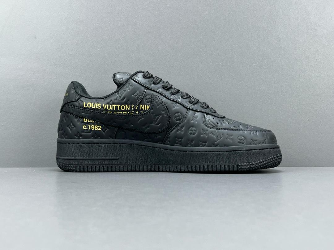 Louis Vuitton x Nike Air Force 1 Black