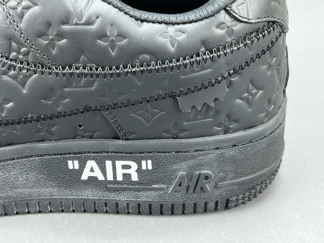 Louis Vuitton x Nike Air Force 1 Black