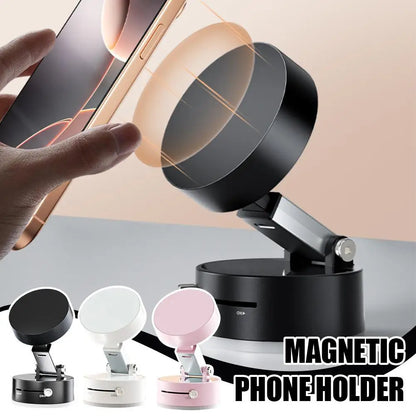 2-in-1 Magnetic Suction Phone Holder | Foldable & Multi-Use