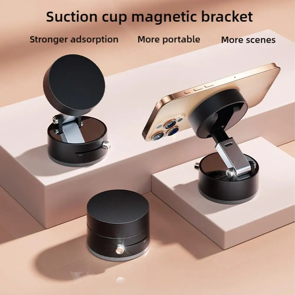 2-in-1 Magnetic Suction Phone Holder | Foldable & Multi-Use