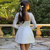 Isla Mini Dress – Elegant Ivory Mini Dress for Women
