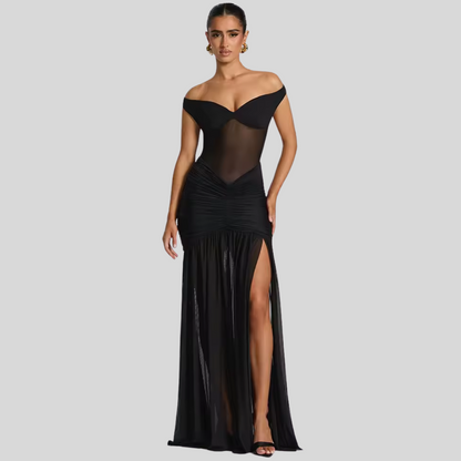 Selene Maxi Dress in Olive – Elegant Backless Summer Dress for Women