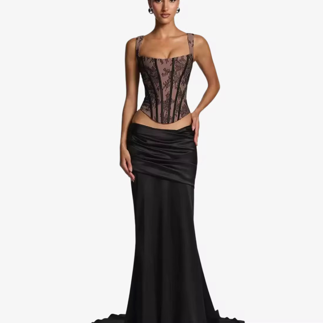 black lace corset for women
luxury sculpting corset black
elegant lace corset outfit
sexy black corset top