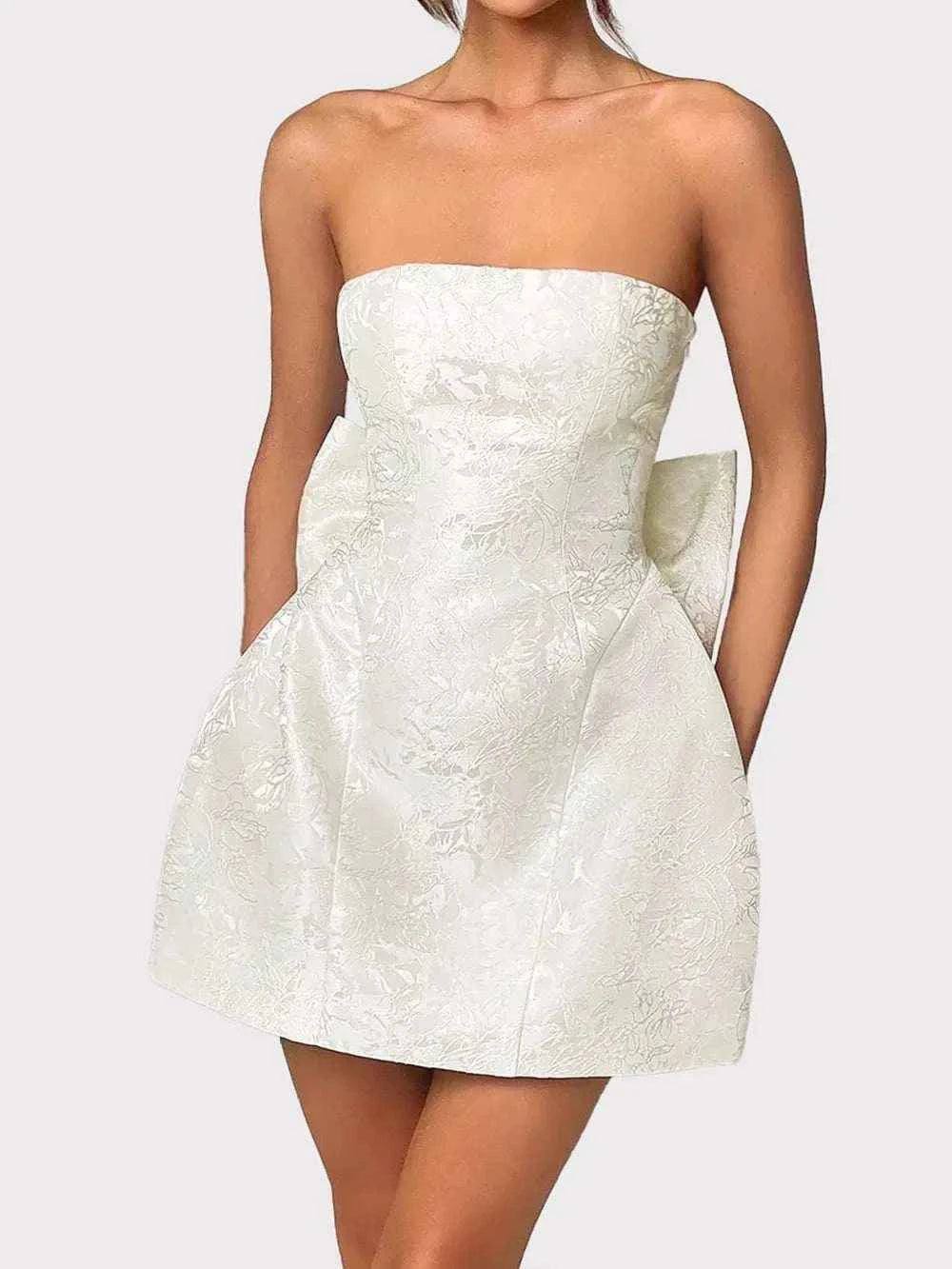 Satin Lace-Up Mini Dress – Unleash Your Inner Elegance