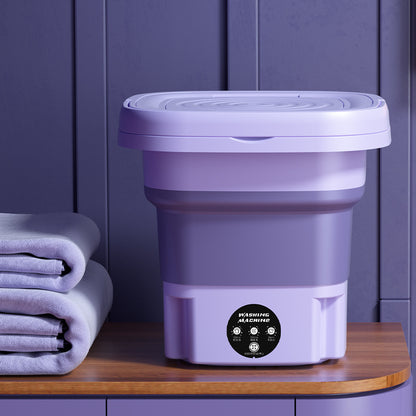 Ultra-Compact Retractable Folding Washing Machine – Wash Anywhere, Anytime! 🚀🧼