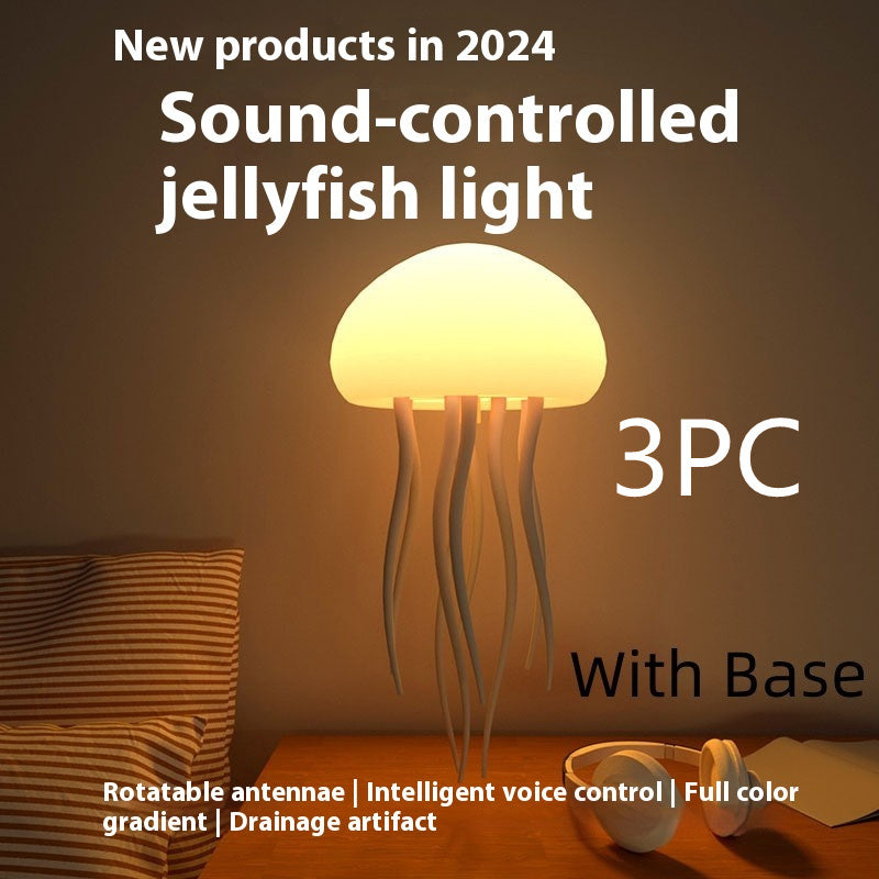 Hypnotic LED Jellyfish Lamp | Soothing Night Light & Room Decor