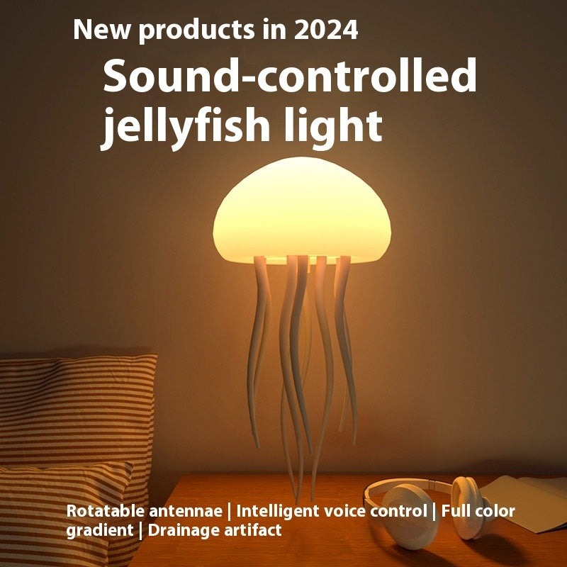 Hypnotic LED Jellyfish Lamp | Soothing Night Light & Room Decor