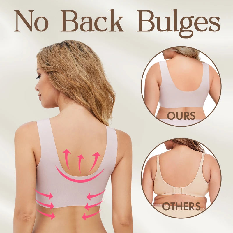 "Ultimate Wireless Comfort Bra – Underwire-Free, Seamless Support for Women"