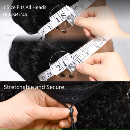 Close-up of Invisiknots and HD lace hairline – glueless install, realistic scalp effect

